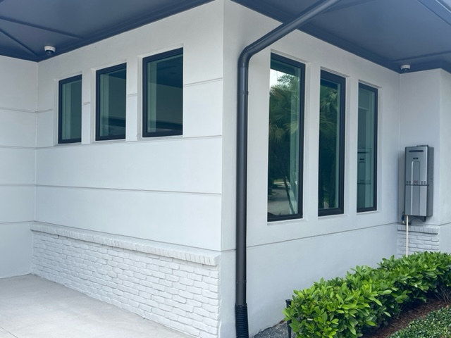 Sliding Glass Door – Gulf Coast Home Impact sliding glass door on a Gulf Coast Florida home