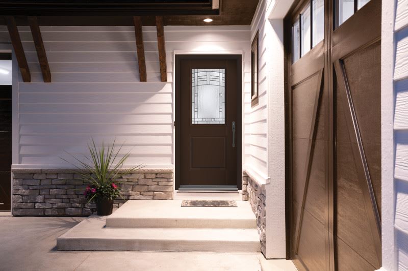 Impact Entry Door Replacement – Florida New impact entry door on a Florida property by Storm Protection Pros